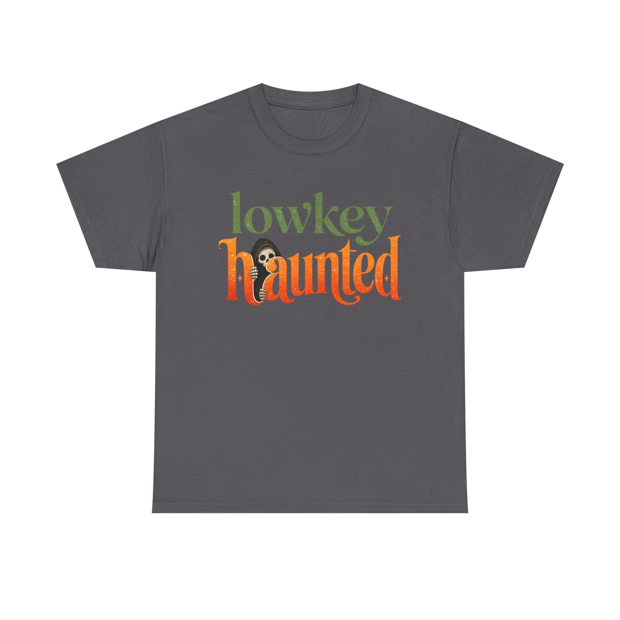 Lowkey Haunted T-Shirt — Retro Halloween Graphic Tee