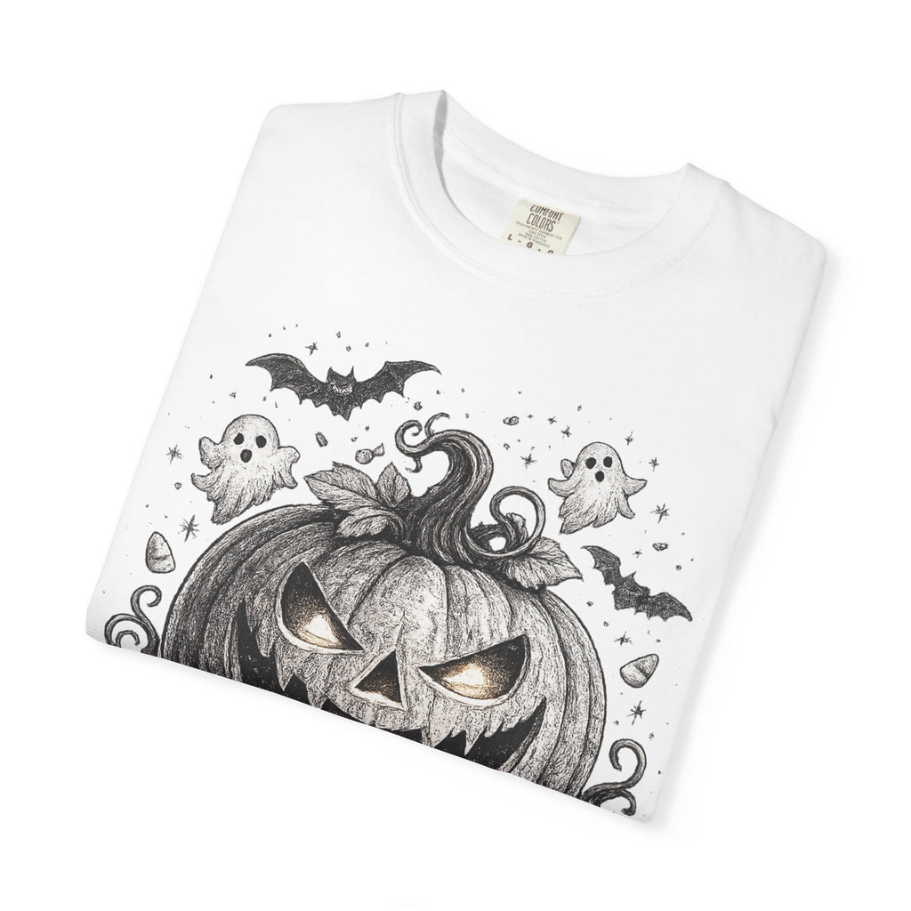 Halloween Pumpkin T-Shirt — Spooky Jack-O'-Lantern Design