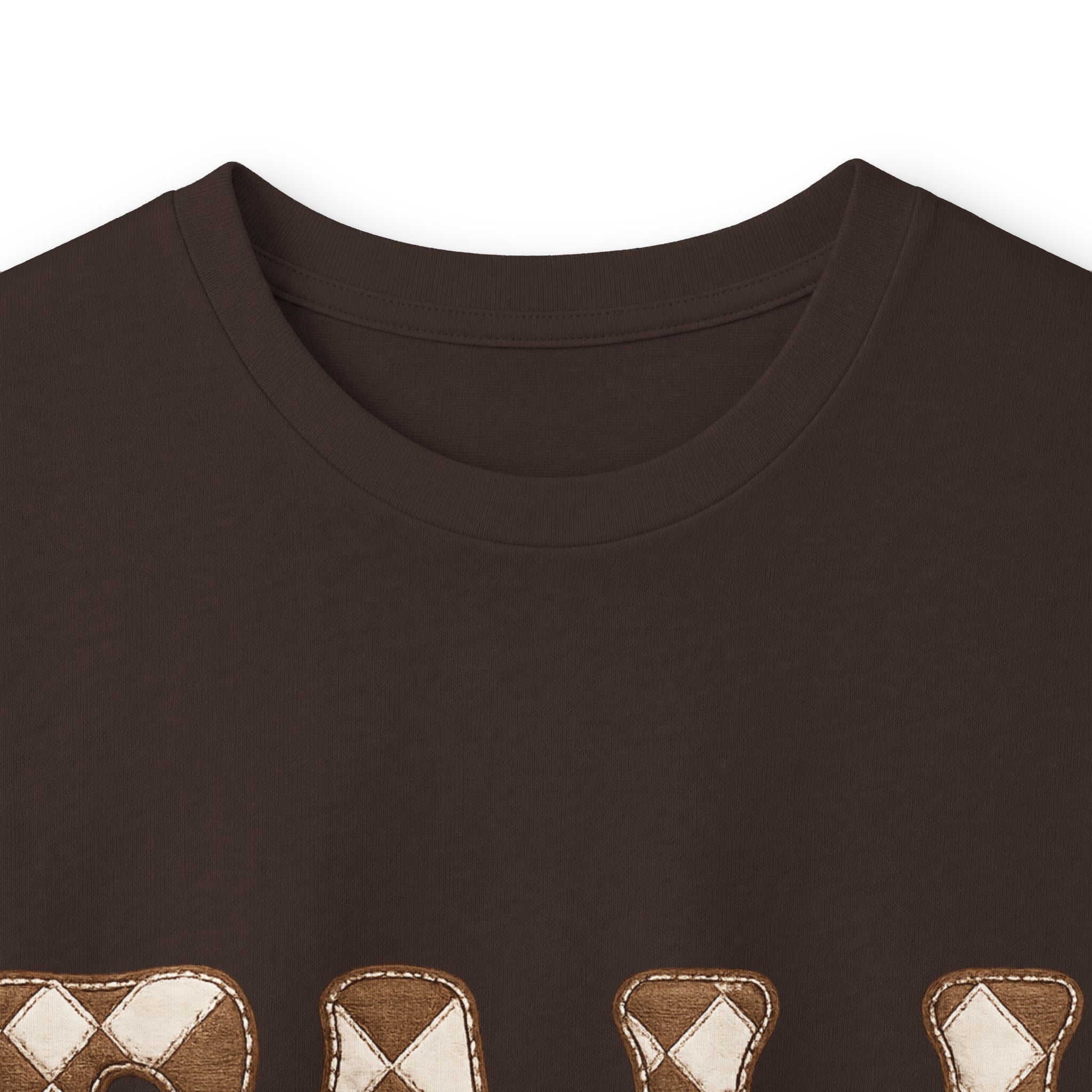 Fall Graphic Long Sleeve Tee — Retro Pattern "FALL" Autumn Shirt