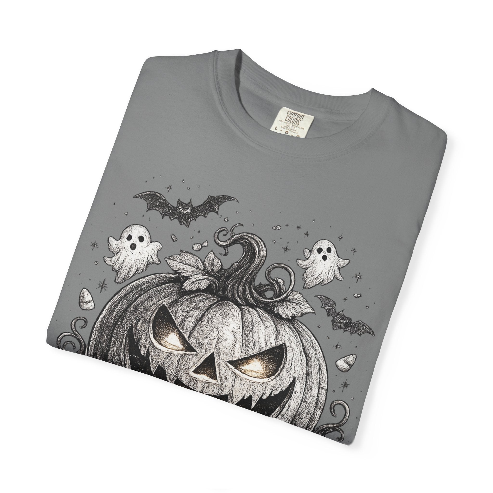 Halloween Pumpkin T-Shirt — Spooky Jack-O'-Lantern Design