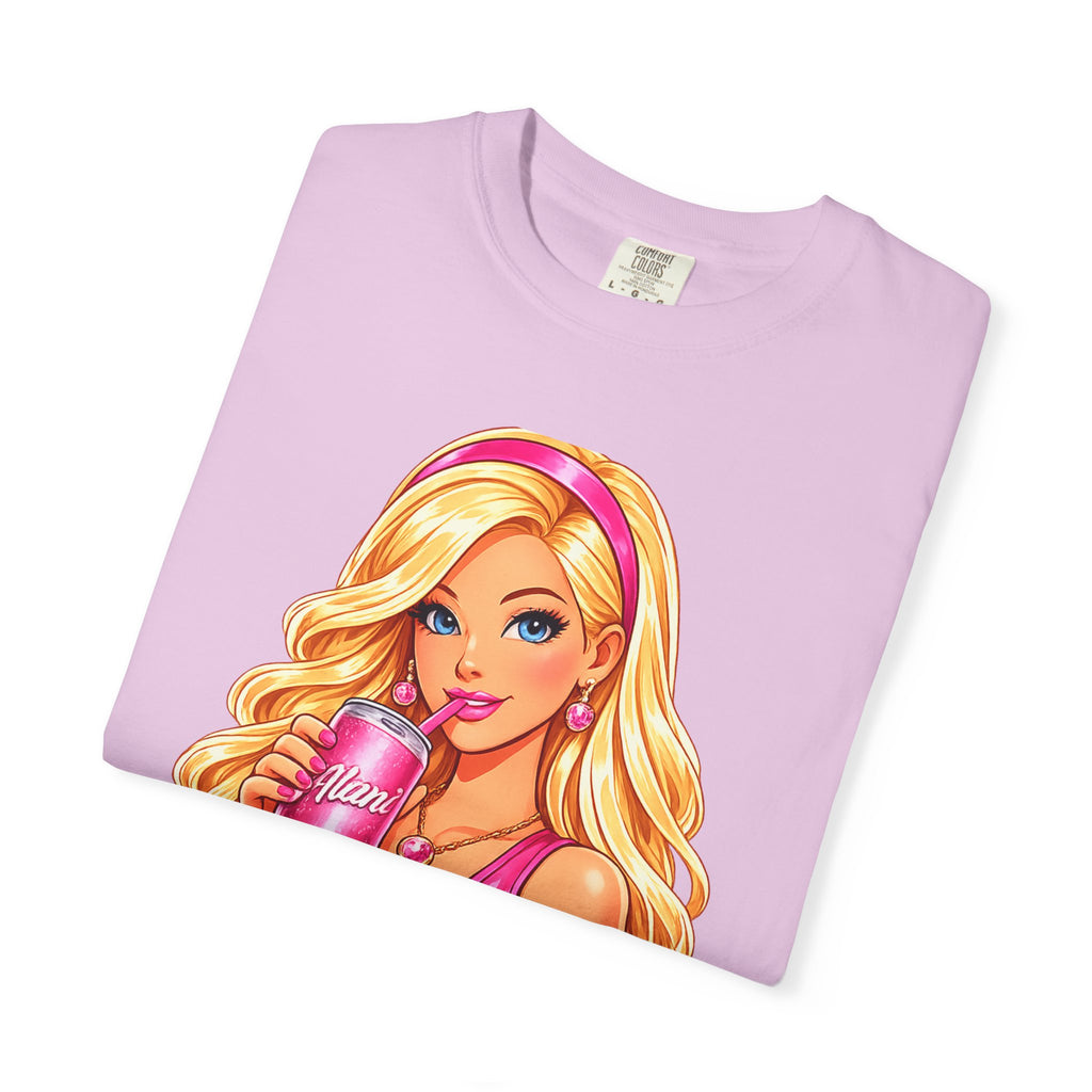 Barbie Vibes T-Shirt — Pink Cup Girl Graphic Tee