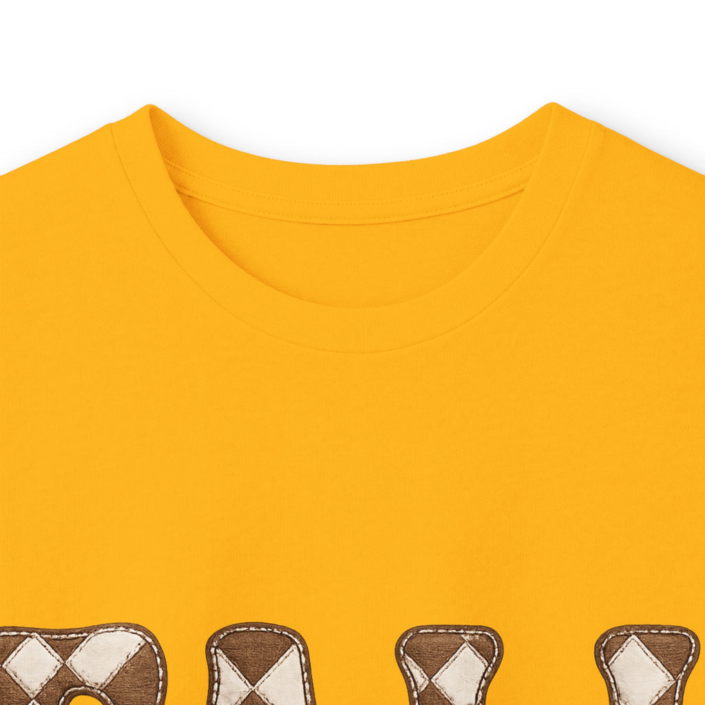 Fall Graphic Long Sleeve Tee — Retro Pattern "FALL" Autumn Shirt