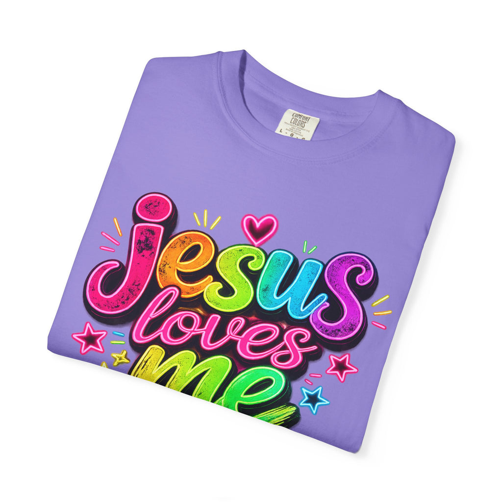 Jesus Loves Me Graphic T-Shirt — Colorful Faith Tee