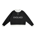Women’s Mock Neck Crewneck Sweatshirt