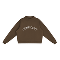 Essential Fleece Mock-Neck Crew Sweatshirt